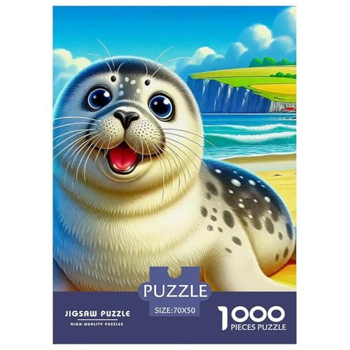Dichtung Puzzles 1000 Teile Schwer Puzzle Spielzeug Pädagogisches Spiel Impossible Herausforderungsspielzeug Für Erwachsene Kinder 70x50cm/1000pcs von OWBASKPOZ
