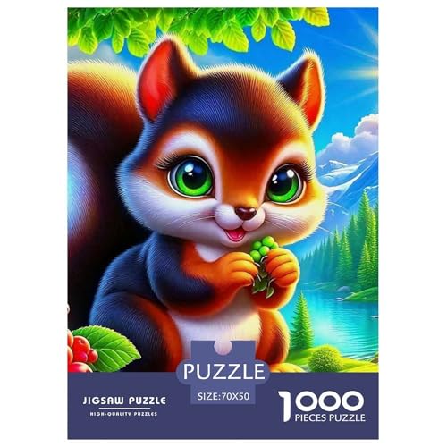 Eichhörnchen Puzzle 1000 Teile Schwer Puzzle Spielzeug Lernspiel Impossible Herausforderungsspielzeug Für Erwachsene Kinder 70x50cm/1000pcs Eichhörnchen Puzzle 1000 Teile Schwer Puzzle Spielzeug Lernspiel Impossible Herausforderungsspielzeug Für Erwachsene Kinder 70x50cm/1000pcs von OWBASKPOZ