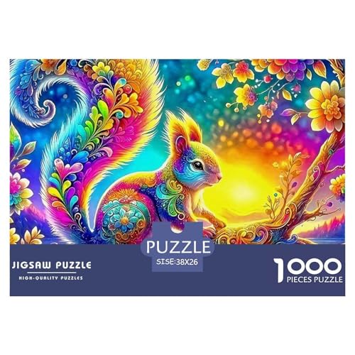 Eichhörnchen Puzzle 1000 Teile Schwer Puzzle Spielzeug Lernspiel Impossible Herausforderungsspielzeug Für Erwachsene Und Kinder Ab 12 Jahren 38x26cm/1000pcs Eichhörnchen Puzzle 1000 Teile Schwer Puzzle Spielzeug Lernspiel Impossible Herausforderungsspielzeug Für Erwachsene Und Kinder Ab 12 Jahren 38x26cm/1000pcs von OWBASKPOZ