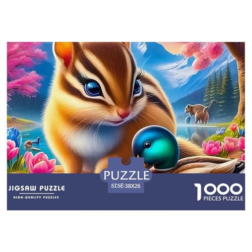 Eichhörnchen Puzzle 1000-teilige Schwer Puzzle Spielzeug Lernspiel Impossible Herausforderung Spielzeug Für Erwachsene Und Kinder in Bewährter 38x26cm/1000pcs Eichhörnchen Puzzle 1000-teilige Schwer Puzzle Spielzeug Lernspiel Impossible Herausforderung Spielzeug Für Erwachsene Und Kinder in Bewährter 38x26cm/1000pcs von OWBASKPOZ
