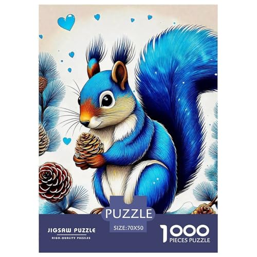 Eichhörnchen Puzzle 1000-teilige Schwer Puzzle Spielzeug Lernspiel Impossible Herausforderungsspielzeug Für Erwachsene Kinder 70x50cm/1000pcs Eichhörnchen Puzzle 1000-teilige Schwer Puzzle Spielzeug Lernspiel Impossible Herausforderungsspielzeug Für Erwachsene Kinder 70x50cm/1000pcs von OWBASKPOZ