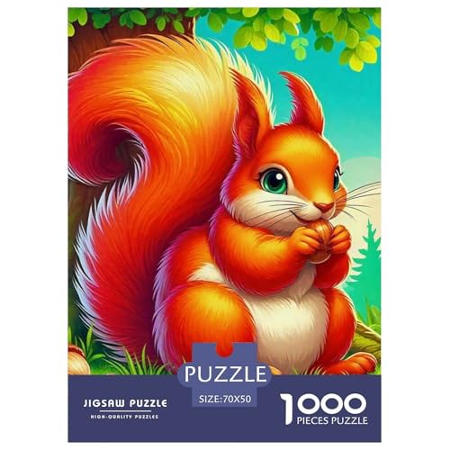 Eichhörnchen Puzzle 1000-teilige Schwer Puzzle Spielzeug Lernspiel Impossible Herausforderungsspielzeug Für Erwachsene Kinder 70x50cm/1000pcs Eichhörnchen Puzzle 1000-teilige Schwer Puzzle Spielzeug Lernspiel Impossible Herausforderungsspielzeug Für Erwachsene Kinder 70x50cm/1000pcs von OWBASKPOZ