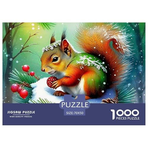 Eichhörnchen Puzzles 1000 Teile Schwer Puzzle Spielzeug Lernspiel Impossible Herausforderung Spielzeug Für Erwachsene Und Kinder in Bewährter 70x50cm/1000pcs Eichhörnchen Puzzles 1000 Teile Schwer Puzzle Spielzeug Lernspiel Impossible Herausforderung Spielzeug Für Erwachsene Und Kinder in Bewährter 70x50cm/1000pcs von OWBASKPOZ