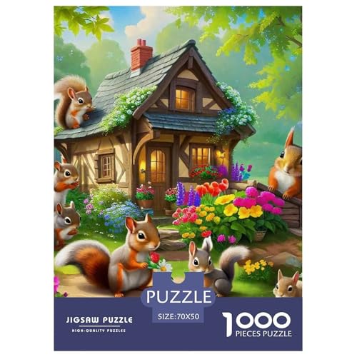 Eichhörnchen Puzzles 1000 Teile Schwer Puzzle Spielzeug Lernspiel Impossible Herausforderung Spielzeug Für Erwachsene Und Kinder in Bewährter 70x50cm/1000pcs Eichhörnchen Puzzles 1000 Teile Schwer Puzzle Spielzeug Lernspiel Impossible Herausforderung Spielzeug Für Erwachsene Und Kinder in Bewährter 70x50cm/1000pcs von OWBASKPOZ