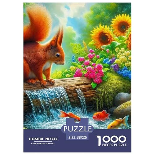 Eichhörnchen Puzzles 1000 Teile Schwer Puzzle Spielzeug Lernspiel Impossible Herausforderungsspielzeug Für Erwachsene Und Kinder in Bewährter 38x26cm/1000pcs Eichhörnchen Puzzles 1000 Teile Schwer Puzzle Spielzeug Lernspiel Impossible Herausforderungsspielzeug Für Erwachsene Und Kinder in Bewährter 38x26cm/1000pcs von OWBASKPOZ