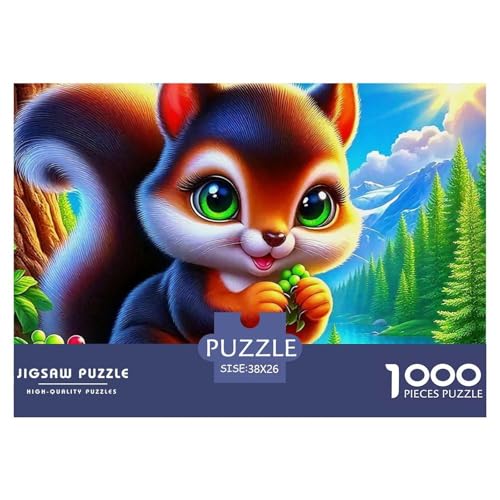 Eichhörnchen Puzzles 1000 Teile Schwer Puzzle Spielzeug Pädagogisches Spiel Impossible Herausforderungsspielzeug Für Erwachsene Und Kinder Ab 12 Jahren 38x26cm/1000pcs Eichhörnchen Puzzles 1000 Teile Schwer Puzzle Spielzeug Pädagogisches Spiel Impossible Herausforderungsspielzeug Für Erwachsene Und Kinder Ab 12 Jahren 38x26cm/1000pcs von OWBASKPOZ