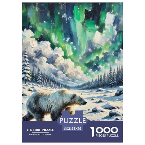 Eisbär Puzzles 1000 Teile Schwer Puzzle Spielzeug Pädagogisches Spiel Impossible Eisbär Toys Herausforderungsspielzeug Für Erwachsene Kinder 38x26cm/1000pcs Eisbär Puzzles 1000 Teile Schwer Puzzle Spielzeug Pädagogisches Spiel Impossible Eisbär Toys Herausforderungsspielzeug Für Erwachsene Kinder 38x26cm/1000pcs von OWBASKPOZ