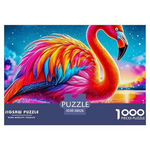 Flamingo Puzzle 1000 Teile Schwer Puzzle Spielzeug Lernspiel Impossible Herausforderungsspielzeug Für Erwachsene Kinder 38x26cm/1000pcs Flamingo Puzzle 1000 Teile Schwer Puzzle Spielzeug Lernspiel Impossible Herausforderungsspielzeug Für Erwachsene Kinder 38x26cm/1000pcs von OWBASKPOZ