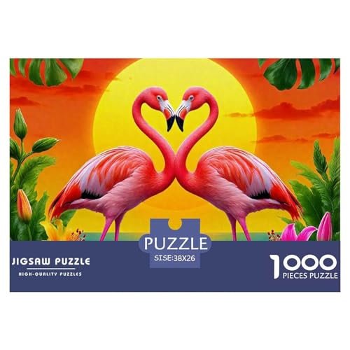 Flamingo Puzzle 1000 Teile Schwer Puzzle Spielzeug Lernspiel Impossible Herausforderungsspielzeug Für Erwachsene Kinder 38x26cm/1000pcs Flamingo Puzzle 1000 Teile Schwer Puzzle Spielzeug Lernspiel Impossible Herausforderungsspielzeug Für Erwachsene Kinder 38x26cm/1000pcs von OWBASKPOZ