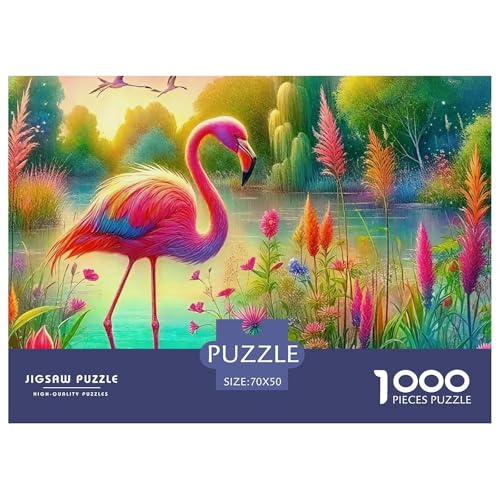 Flamingo Puzzle 1000 Teile Schwer Puzzle Spielzeug Lernspiel Impossible Herausforderungsspielzeug Für Erwachsene Kinder 70x50cm/1000pcs Flamingo Puzzle 1000 Teile Schwer Puzzle Spielzeug Lernspiel Impossible Herausforderungsspielzeug Für Erwachsene Kinder 70x50cm/1000pcs von OWBASKPOZ