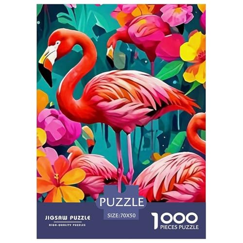 Flamingo Puzzle 1000 Teile Schwer Puzzle Spielzeug Pädagogisches Spiel Impossible Herausforderung Spielzeug Für Erwachsene Kinder 70x50cm/1000pcs Flamingo Puzzle 1000 Teile Schwer Puzzle Spielzeug Pädagogisches Spiel Impossible Herausforderung Spielzeug Für Erwachsene Kinder 70x50cm/1000pcs von OWBASKPOZ