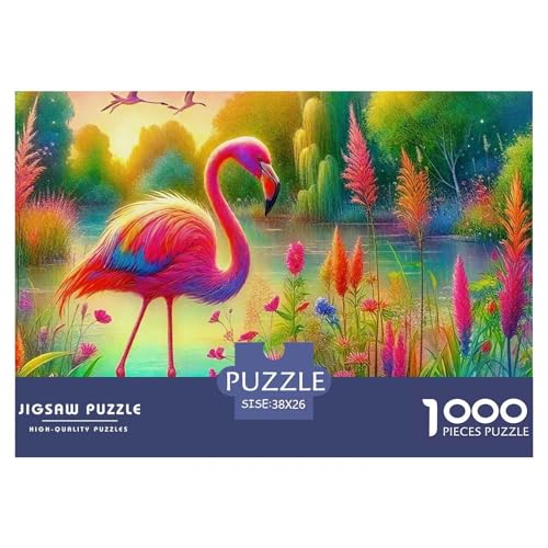Flamingo Puzzle 1000 Teile Schwer Puzzle Spielzeug Pädagogisches Spiel Impossible Herausforderung Spielzeug Für Erwachsene Und Kinder in Bewährter 38x26cm/1000pcs Flamingo Puzzle 1000 Teile Schwer Puzzle Spielzeug Pädagogisches Spiel Impossible Herausforderung Spielzeug Für Erwachsene Und Kinder in Bewährter 38x26cm/1000pcs von OWBASKPOZ