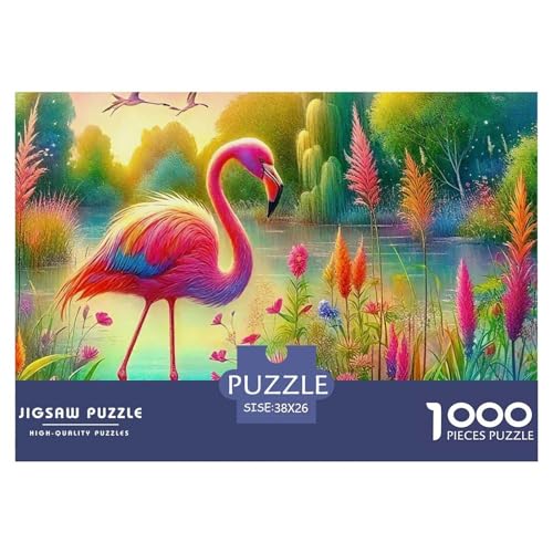 Flamingo Puzzle 1000 Teile Schwer Puzzle Spielzeug Pädagogisches Spiel Impossible Herausforderungsspielzeug Für Erwachsene Und Kinder in Bewährter 38x26cm/1000pcs Flamingo Puzzle 1000 Teile Schwer Puzzle Spielzeug Pädagogisches Spiel Impossible Herausforderungsspielzeug Für Erwachsene Und Kinder in Bewährter 38x26cm/1000pcs von OWBASKPOZ