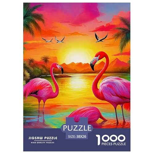 Flamingo Puzzle 1000-teilige Schwer Puzzle Spielzeug Lernspiel Impossible Herausforderung Spielzeug Für Erwachsene Und Kinder Ab 12 Jahren 38x26cm/1000pcs Flamingo Puzzle 1000-teilige Schwer Puzzle Spielzeug Lernspiel Impossible Herausforderung Spielzeug Für Erwachsene Und Kinder Ab 12 Jahren 38x26cm/1000pcs von OWBASKPOZ