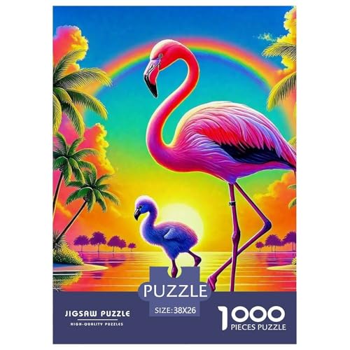 Flamingo Puzzle 1000-teilige Schwer Puzzle Spielzeug Lernspiel Impossible Herausforderung Spielzeug Für Erwachsene Und Kinder Ab 14 Jahren 38x26cm/1000pcs Flamingo Puzzle 1000-teilige Schwer Puzzle Spielzeug Lernspiel Impossible Herausforderung Spielzeug Für Erwachsene Und Kinder Ab 14 Jahren 38x26cm/1000pcs von OWBASKPOZ