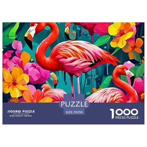 Flamingo Puzzles 1000 Teile Schwer Puzzle Spielzeug Lernspiel Impossible Herausforderung Spielzeug Für Erwachsene Kinder 70x50cm/1000pcs Flamingo Puzzles 1000 Teile Schwer Puzzle Spielzeug Lernspiel Impossible Herausforderung Spielzeug Für Erwachsene Kinder 70x50cm/1000pcs von OWBASKPOZ