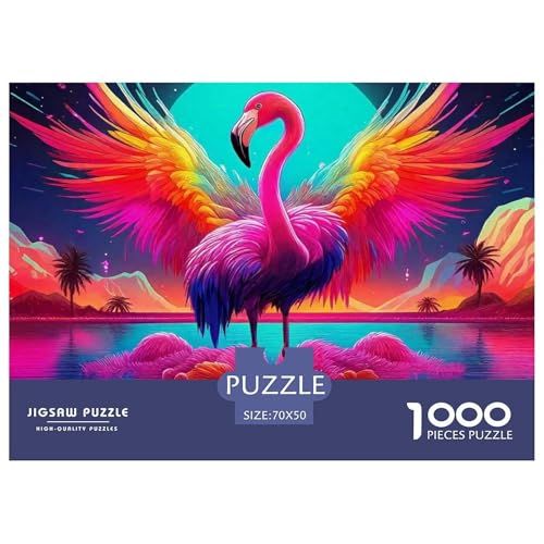 Flamingo Puzzles 1000 Teile Schwer Puzzle Spielzeug Pädagogisches Spiel Impossible Herausforderungsspielzeug Für Erwachsene Und Kinder Ab 14 Jahren 70x50cm/1000pcs Flamingo Puzzles 1000 Teile Schwer Puzzle Spielzeug Pädagogisches Spiel Impossible Herausforderungsspielzeug Für Erwachsene Und Kinder Ab 14 Jahren 70x50cm/1000pcs von OWBASKPOZ
