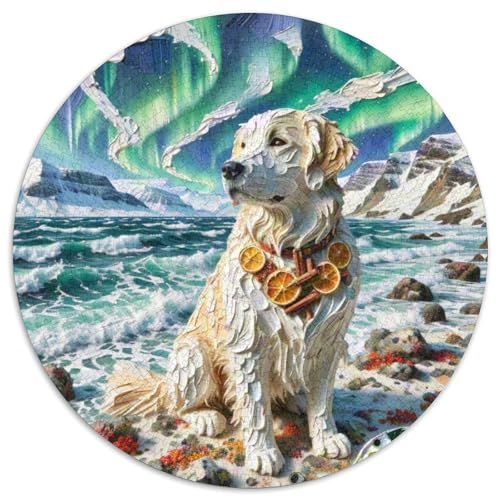Goldener Retriever1000 Teile Erwachsene Puzzle Puzzles Erwachsene GeschenkideenpieleHaustierhund Für Familie1000pcs (67.5x67.5cm) von OWBASKPOZ