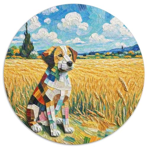 Goldener Retriever1000 Teile Puzzle Für Erwachsene Und Kinder Jigsaw HaustierhundLernspiel Herausforderungsspielzeug1000pcs (67.5x67.5cm) von OWBASKPOZ