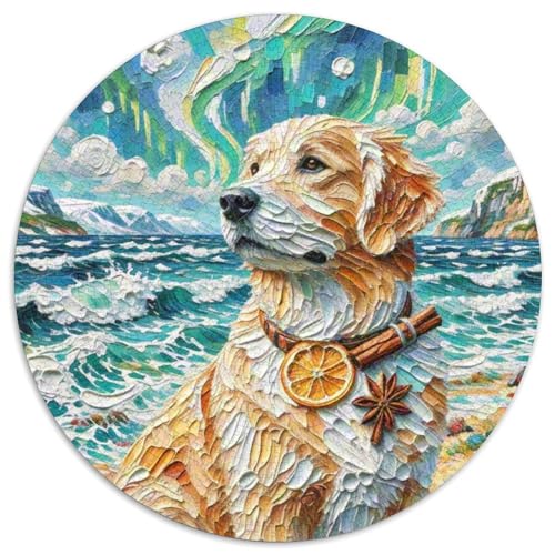 Goldener Retriever1000 Teile PuzzlesHaustierhund Jigsaw ErwachsenenKinder AbGeschenki1000pcs (67.5x67.5cm) von OWBASKPOZ