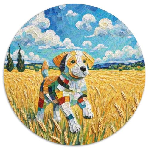 Goldener RetrieverJigsaw 1000 Teile Für Erwachsene Und Kinder, Puzzle 1000 Teile Puzzles HaustierhundGameGeschenk,1000pcs (67.5x67.5cm) von OWBASKPOZ