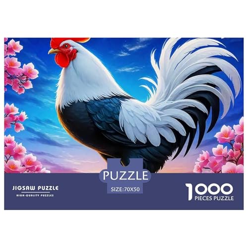 Hahn Puzzle 1000 Teile Schwer Puzzle Spielzeug Lernspiel Impossible Herausforderung Spielzeug Für Erwachsene Und Kinder in Bewährter 70x50cm/1000pcs Hahn Puzzle 1000 Teile Schwer Puzzle Spielzeug Lernspiel Impossible Herausforderung Spielzeug Für Erwachsene Und Kinder in Bewährter 70x50cm/1000pcs von OWBASKPOZ