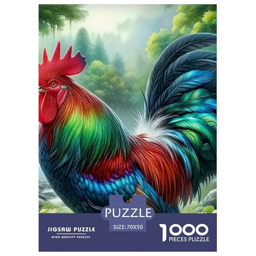 Hahn Puzzle 1000-teilige Schwer Puzzle Spielzeug Lernspiel Impossible Herausforderung Spielzeug Für Erwachsene Und Kinder in Bewährter 70x50cm/1000pcs Hahn Puzzle 1000-teilige Schwer Puzzle Spielzeug Lernspiel Impossible Herausforderung Spielzeug Für Erwachsene Und Kinder in Bewährter 70x50cm/1000pcs von OWBASKPOZ