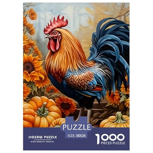Hahn Puzzle 1000-teilige Schwer Puzzle Spielzeug Lernspiel Impossible Herausforderungsspielzeug Für Erwachsene Und Kinder Ab 12 Jahren 38x26cm/1000pcs Hahn Puzzle 1000-teilige Schwer Puzzle Spielzeug Lernspiel Impossible Herausforderungsspielzeug Für Erwachsene Und Kinder Ab 12 Jahren 38x26cm/1000pcs von OWBASKPOZ