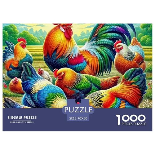 Hahn Puzzle 1000-teilige Schwer Puzzle Spielzeug Lernspiel Impossible Herausforderungsspielzeug Für Erwachsene Und Kinder Ab 12 Jahren 70x50cm/1000pcs Hahn Puzzle 1000-teilige Schwer Puzzle Spielzeug Lernspiel Impossible Herausforderungsspielzeug Für Erwachsene Und Kinder Ab 12 Jahren 70x50cm/1000pcs von OWBASKPOZ