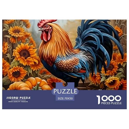 Hahn Puzzles 1000 Teile Schwer Puzzle Spielzeug Lernspiel Impossible Herausforderung Spielzeug Für Erwachsene Kinder 70x50cm/1000pcs Hahn Puzzles 1000 Teile Schwer Puzzle Spielzeug Lernspiel Impossible Herausforderung Spielzeug Für Erwachsene Kinder 70x50cm/1000pcs von OWBASKPOZ