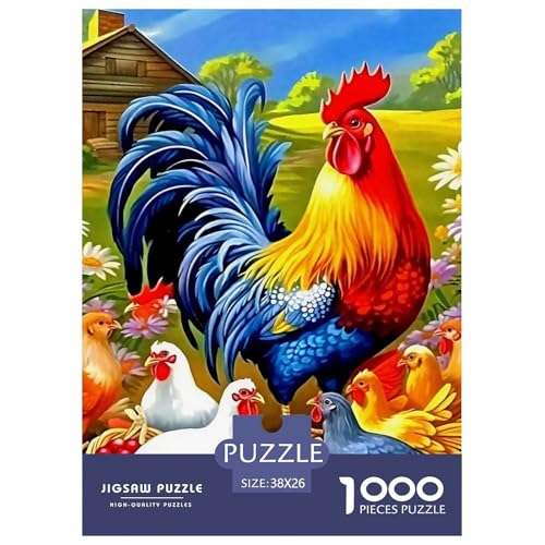 Hahn Puzzles 1000 Teile Schwer Puzzle Spielzeug Pädagogisches Spiel Impossible Herausforderung Spielzeug Für Erwachsene Kinder 38x26cm/1000pcs Hahn Puzzles 1000 Teile Schwer Puzzle Spielzeug Pädagogisches Spiel Impossible Herausforderung Spielzeug Für Erwachsene Kinder 38x26cm/1000pcs von OWBASKPOZ