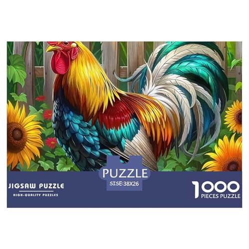 Hahn Puzzles 1000 Teile Schwer Puzzle Spielzeug Pädagogisches Spiel Impossible Herausforderungsspielzeug Für Erwachsene Und Kinder in Bewährter 38x26cm/1000pcs Hahn Puzzles 1000 Teile Schwer Puzzle Spielzeug Pädagogisches Spiel Impossible Herausforderungsspielzeug Für Erwachsene Und Kinder in Bewährter 38x26cm/1000pcs von OWBASKPOZ