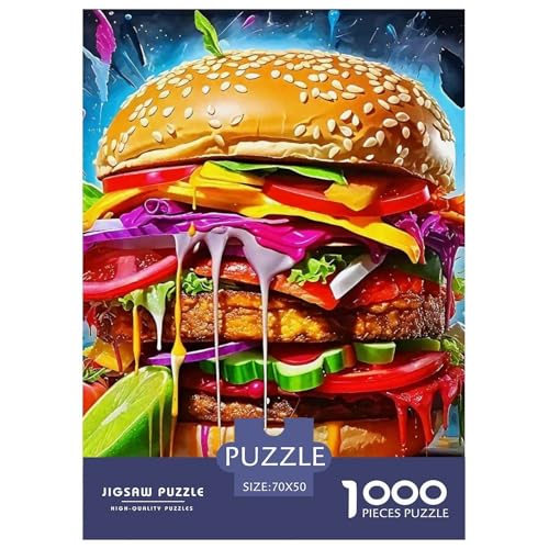 Hamburger Puzzle 1000-teilige Schwer Puzzle Spielzeug Lernspiel Impossible Herausforderung Spielzeug Für Erwachsene Kinder 70x50cm/1000pcs Hamburger Puzzle 1000-teilige Schwer Puzzle Spielzeug Lernspiel Impossible Herausforderung Spielzeug Für Erwachsene Kinder 70x50cm/1000pcs von OWBASKPOZ