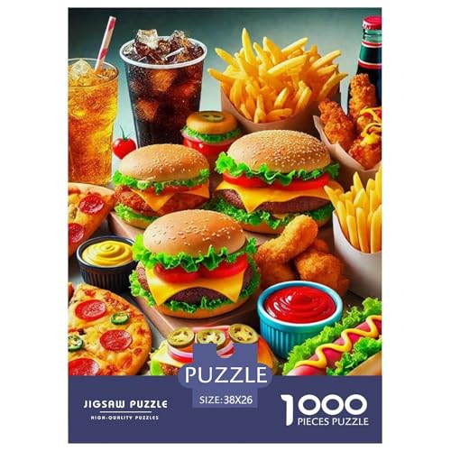 Hamburger Puzzles 1000 Teile Schwer Puzzle Spielzeug Lernspiel Impossible Herausforderung Spielzeug Für Erwachsene Und Kinder in Bewährter 38x26cm/1000pcs Hamburger Puzzles 1000 Teile Schwer Puzzle Spielzeug Lernspiel Impossible Herausforderung Spielzeug Für Erwachsene Und Kinder in Bewährter 38x26cm/1000pcs von OWBASKPOZ