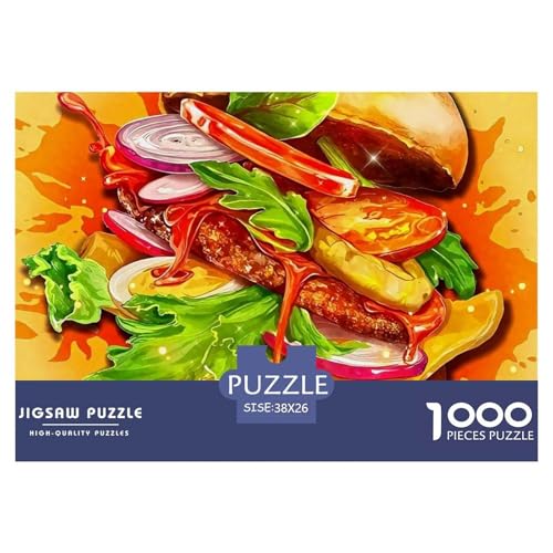 Hamburger Puzzles 1000 Teile Schwer Puzzle Spielzeug Lernspiel Impossible Herausforderungsspielzeug Für Erwachsene Und Kinder Ab 14 Jahren 38x26cm/1000pcs Hamburger Puzzles 1000 Teile Schwer Puzzle Spielzeug Lernspiel Impossible Herausforderungsspielzeug Für Erwachsene Und Kinder Ab 14 Jahren 38x26cm/1000pcs von OWBASKPOZ