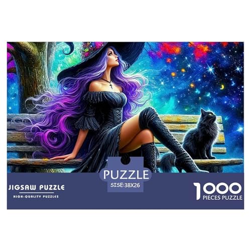 Hexe Puzzle 1000 Teile Schwer Puzzle Spielzeug Lernspiel Impossible Herausforderung Spielzeug Für Erwachsene Kinder 38x26cm/1000pcs Hexe Puzzle 1000 Teile Schwer Puzzle Spielzeug Lernspiel Impossible Herausforderung Spielzeug Für Erwachsene Kinder 38x26cm/1000pcs von OWBASKPOZ