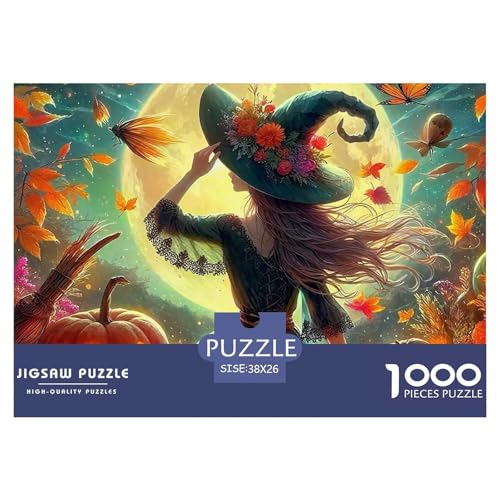 Hexe Puzzle 1000 Teile Schwer Puzzle Spielzeug Lernspiel Impossible Herausforderungsspielzeug Für Erwachsene Und Kinder Ab 12 Jahren 38x26cm/1000pcs Hexe Puzzle 1000 Teile Schwer Puzzle Spielzeug Lernspiel Impossible Herausforderungsspielzeug Für Erwachsene Und Kinder Ab 12 Jahren 38x26cm/1000pcs von OWBASKPOZ