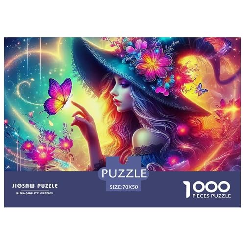 Hexe Puzzle 1000-teilige Schwer Puzzle Spielzeug Lernspiel Impossible Herausforderungsspielzeug Für Erwachsene Und Kinder Ab 12 Jahren 70x50cm/1000pcs Hexe Puzzle 1000-teilige Schwer Puzzle Spielzeug Lernspiel Impossible Herausforderungsspielzeug Für Erwachsene Und Kinder Ab 12 Jahren 70x50cm/1000pcs von OWBASKPOZ