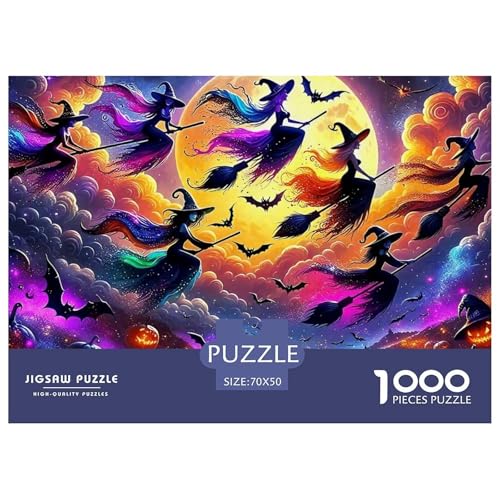 Hexe Puzzles 1000 Teile Schwer Puzzle Spielzeug Lernspiel Impossible Herausforderungsspielzeug Für Erwachsene Kinder 70x50cm/1000pcs Hexe Puzzles 1000 Teile Schwer Puzzle Spielzeug Lernspiel Impossible Herausforderungsspielzeug Für Erwachsene Kinder 70x50cm/1000pcs von OWBASKPOZ
