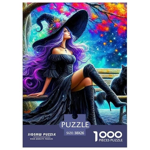 Hexe Puzzles 1000 Teile Schwer Puzzle Spielzeug Pädagogisches Spiel Impossible Herausforderungsspielzeug Für Erwachsene Und Kinder in Bewährter 38x26cm/1000pcs Hexe Puzzles 1000 Teile Schwer Puzzle Spielzeug Pädagogisches Spiel Impossible Herausforderungsspielzeug Für Erwachsene Und Kinder in Bewährter 38x26cm/1000pcs von OWBASKPOZ