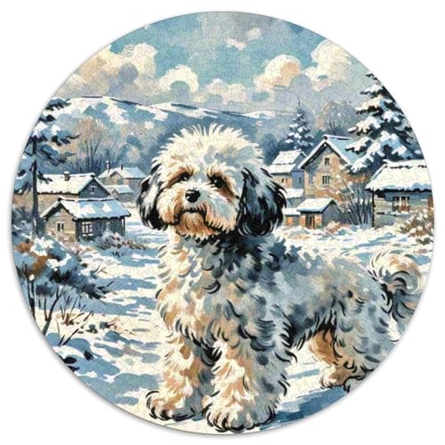 Jigsaw 1000 Teile Für Erwachsene Und Kinder, Puzzle 1000 Teile Puzzles Haustier HundGameGeschenk,1000pcs (67.5x67.5cm) von OWBASKPOZ