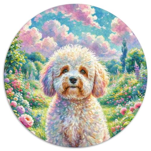 Jigsaw 1000 Teile Puzzles Puzzle Für Erwachsene Kinder Haustier HundLernspiel Herausforderungsspielzeug1000pcs (67.5x67.5cm) von OWBASKPOZ
