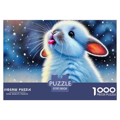 Kaninchen Puzzle 1000 Teile Schwer Puzzle Spielzeug Lernspiel Impossible Herausforderung Spielzeug Für Erwachsene Und Kinder in Bewährter 38x26cm/1000pcs Kaninchen Puzzle 1000 Teile Schwer Puzzle Spielzeug Lernspiel Impossible Herausforderung Spielzeug Für Erwachsene Und Kinder in Bewährter 38x26cm/1000pcs von OWBASKPOZ