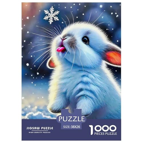 Kaninchen Puzzle 1000 Teile Schwer Puzzle Spielzeug Pädagogisches Spiel Impossible Herausforderungsspielzeug Für Erwachsene Kinder 38x26cm/1000pcs Kaninchen Puzzle 1000 Teile Schwer Puzzle Spielzeug Pädagogisches Spiel Impossible Herausforderungsspielzeug Für Erwachsene Kinder 38x26cm/1000pcs von OWBASKPOZ