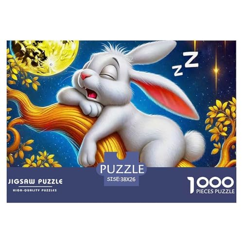 Kaninchen Puzzle 1000 Teile Schwer Puzzle Spielzeug Pädagogisches Spiel Impossible Herausforderungsspielzeug Für Erwachsene Und Kinder in Bewährter 38x26cm/1000pcs Kaninchen Puzzle 1000 Teile Schwer Puzzle Spielzeug Pädagogisches Spiel Impossible Herausforderungsspielzeug Für Erwachsene Und Kinder in Bewährter 38x26cm/1000pcs von OWBASKPOZ