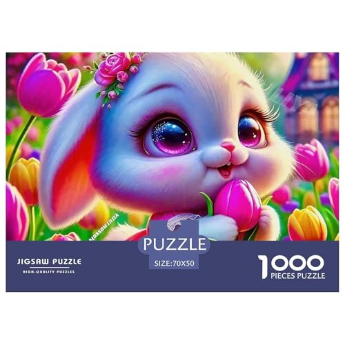 Kaninchen Puzzles 1000 Teile Schwer Puzzle Spielzeug Pädagogisches Spiel Impossible Herausforderungsspielzeug Für Erwachsene Und Kinder in Bewährter 70x50cm/1000pcs Kaninchen Puzzles 1000 Teile Schwer Puzzle Spielzeug Pädagogisches Spiel Impossible Herausforderungsspielzeug Für Erwachsene Und Kinder in Bewährter 70x50cm/1000pcs von OWBASKPOZ