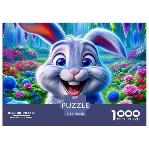 Kaninchen Puzzles 1000 Teile Schwer Puzzle Spielzeug Pädagogisches Spiel Impossible Herausforderungsspielzeug Für Erwachsene Und Kinder in Bewährter 70x50cm/1000pcs Kaninchen Puzzles 1000 Teile Schwer Puzzle Spielzeug Pädagogisches Spiel Impossible Herausforderungsspielzeug Für Erwachsene Und Kinder in Bewährter 70x50cm/1000pcs von OWBASKPOZ