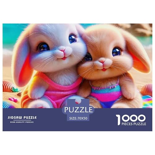 Kaninchen Puzzles 1000-teilige Schwer Puzzle Spielzeug Lernspiel Impossible Herausforderungsspielzeug Für Erwachsene Kinder 70x50cm/1000pcs Kaninchen Puzzles 1000-teilige Schwer Puzzle Spielzeug Lernspiel Impossible Herausforderungsspielzeug Für Erwachsene Kinder 70x50cm/1000pcs von OWBASKPOZ