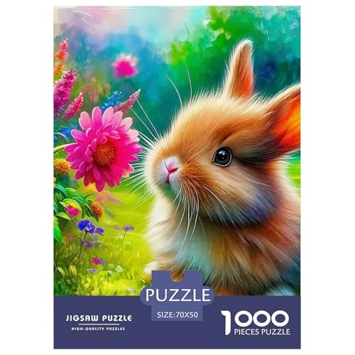 Kaninchen Puzzles 1000-teilige Schwer Puzzle Spielzeug Lernspiel Impossible Herausforderungsspielzeug Für Erwachsene Kinder 70x50cm/1000pcs Kaninchen Puzzles 1000-teilige Schwer Puzzle Spielzeug Lernspiel Impossible Herausforderungsspielzeug Für Erwachsene Kinder 70x50cm/1000pcs von OWBASKPOZ