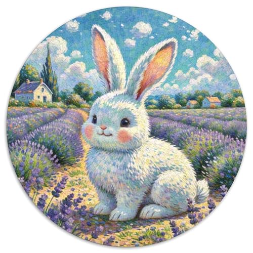 Kaninchen1000 Teile,Puzzle Erwachsene, Herausforderndes Rätsel,Puzzlespiele FürFamilie,Geschenke Pet KaninchenfürErwachseneGeschenkideen1000pcs (67.5x67.5cm) von OWBASKPOZ